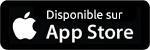 Bouton télécharger sur App Store